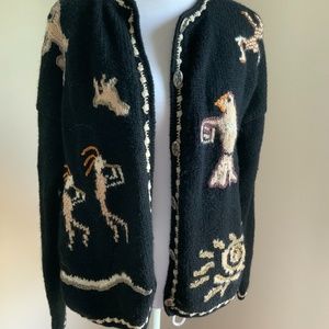Caamano alpaca cardigan sweater  size M